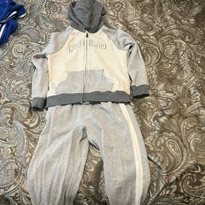 Little boy polo sweatsuit